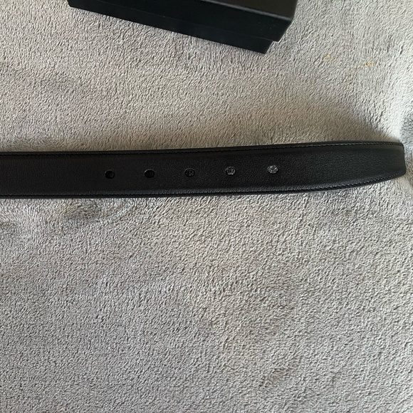 YSL Cassandre Belt in Grained Calfskin YSL 85/ CA 34 - Picture 2 of 5